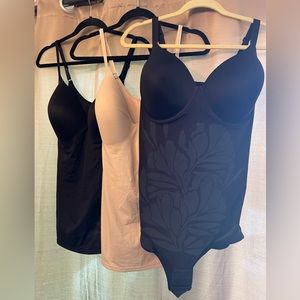 Lot of 3 Maidenform shapewear undergarments